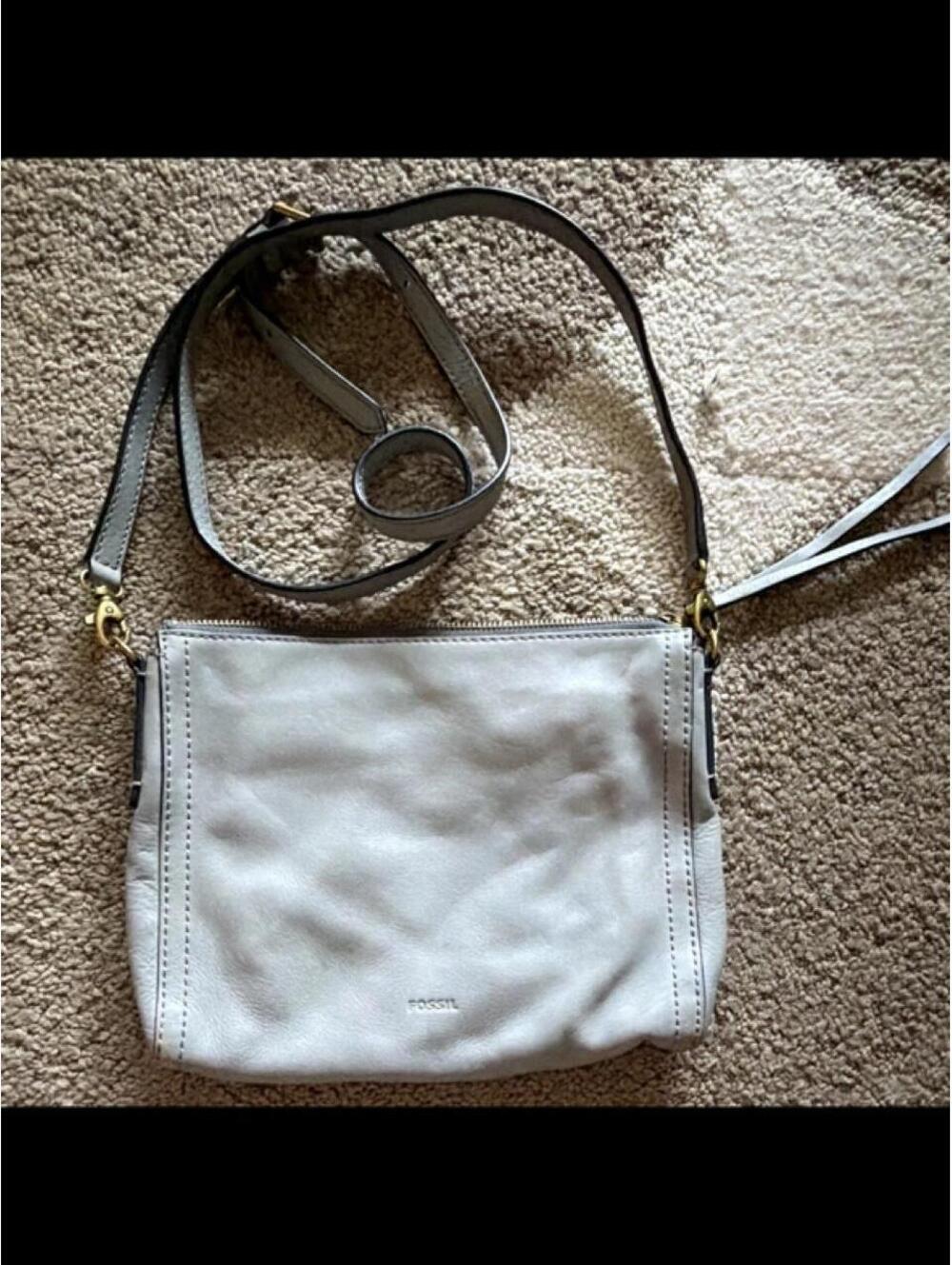 Fossil Women's Blue and Grey Bag
